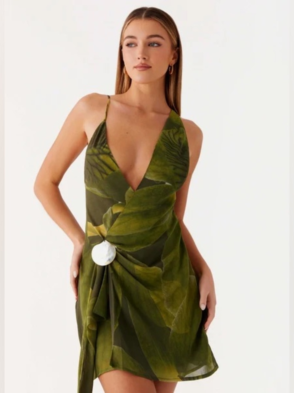 NWT PEPPERMAYO Kerry Mini Dress Tropic Floral SAGE free people SABO coelho boho